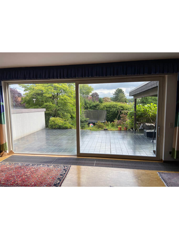 6. Gesamtansicht der Schiebetür