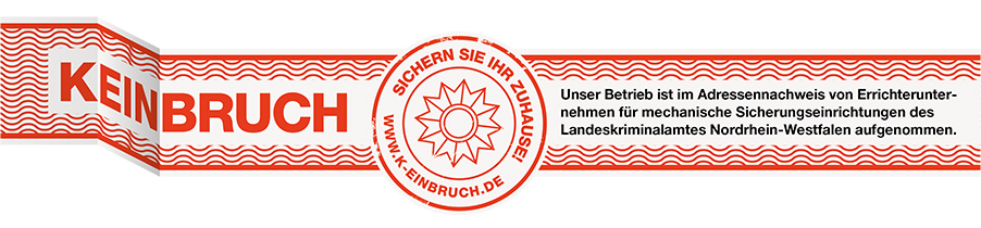 K-Einbruch Siegel Wir sind Teil des K-Einbruch Netzwerkes